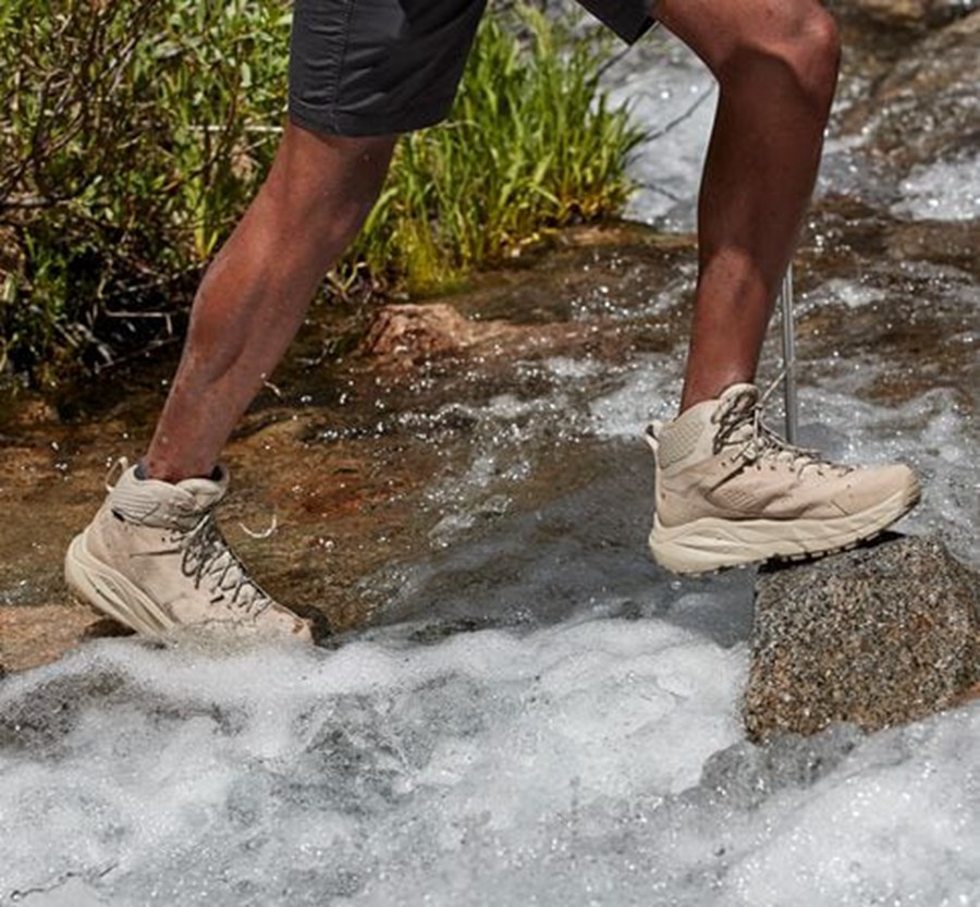Hoka One One Mens Hiking Boots - Kaha GORE-TEX - Brown - JVPA60795